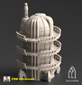 Hades Vessel Tower 3D-printed model